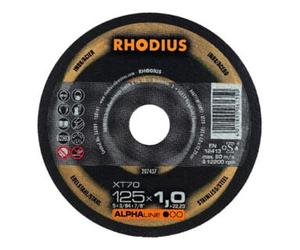 RHODIUS RHODIUS Disque de découpe XT70 125 x 1,0 mm droit Quantité:1