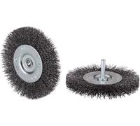 Rhodius SRBWBM, 10 brossette ronde 100 x 12 x 22 x 6,0 mm, ondulée, Topline, pour acier SRBWBM 353029 10 pc(s)