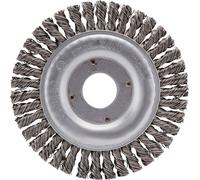 Rhodius SRBZ, 10 brossette ronde 115 x 6 x 20 x 22,23 mm, avec zoom, Topline, Made in Germany, pour acier SRBZ 353083 10 pc(s)