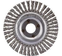 Rhodius SRBZ, 10 brossette ronde 125 x 6 x 25 x 22,23 mm, avec zoom, Topline, Made in Germany, pour acier SRBZ 353084 10 pc(s)