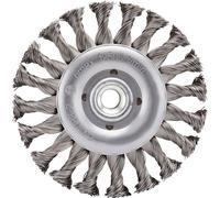 Rhodius SRBZ, 6 brossette ronde 125 x 13 x 28 x M14, avec zoom, Topline, Made in Germany, pour acier SRBZ 353132 6 pc(s)