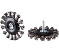 RHODIUS SRBZGS, 12 pièces brosse ronde 75 x 12 x 18 x 6,0 mm, avec zoom, Topline, pour acier. Rhodius SRBZGS, 12 pièces SRBZGS