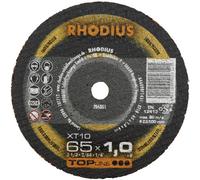 Rhodius XT10 MINI 206802 Disque à tronçonner 65 mm acier inoxydable, acier