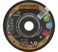 Rhodius XT100 210222 Disque à tronçonner 25 pc(s) acier inoxydable, acier