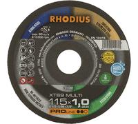 Rhodius XT69 MULTI 211202 Disque à tronçonner 25 pc(s) Carrelage, Céramique, Métaux non ferreux, Pierre, acier, acier inoxydable