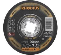 Rhodius XT70 X-LOCK 211348 Disque à tronçonner 25 pc(s) acier inoxydable, acier