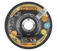 Rhodius XTK35 Cross Lot de 25 disques à tronçonner 125 x 1,9 mm pour acier et inox