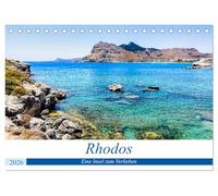 Rhodos - eine Insel zum Verlieben (Tischkalender 2026 DIN A5 quer), CALVENDO Monatskalender: Die sonnigste der griechischen Insel bietet malerische ... feine Sandstrände und uralte Geschichte.