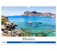 Rhodos - eine Insel zum Verlieben (Wandkalender 2026 DIN A3 quer), CALVENDO Monatskalender: Die sonnigste der griechischen Insel bietet malerische ... feine Sandstrände und uralte Geschichte.