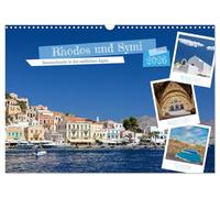 Rhodos und Symi (Wandkalender 2026 DIN A3 quer), CALVENDO Monatskalender: Zwei Perlen in der Ägäis, Rhodos und Symi