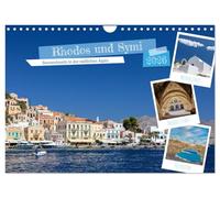 Rhodos und Symi (Wandkalender 2026 DIN A4 quer), CALVENDO Monatskalender: Zwei Perlen in der Ägäis, Rhodos und Symi