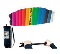 RHOMBUS Cerf-volant parachute au design d'arc-en-ciel 160x55 cm Multicolore G