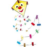 Rhombus Clown Diamond M, Cerf-volant à fil unique, 4 année(s), Nylon, Jaune