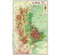 Rhone 31,5 x 21,2 cm - 21 x 31 cm - Collectif - Georelief - Jeux livres objets