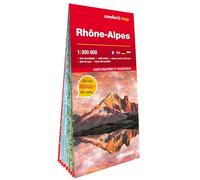 Rhône-Alpes 1/300.000 (carte grand format laminée)