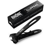 Rhône Instruments Coupe-ongles - 420J2 en acier japonais de qualité chirurgicale, mâchoire extra large, coupe les ongles épais, coupe-ongles incurvés professionnels pour manucure et pédicure
