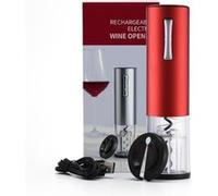 Accessoire autour du vin GENERIQUE RhoneStar Tire bouchon électrique sans fil avec Recharge USB Décapsuleur Electrique Ouvre bouteille Automatique-Couleur Rouge