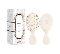 RHOS Mini brosse à cheveux de voyage pour femme/homme/enfant - Brosse démêlante de poche pour cheveux humides et secs - Brosse à pagaie de voyage pour démêler - Pour tous les types de cheveux (1