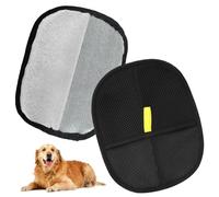 RHQFDM 2 Pièces Gant Poils Animaux,Gant Ramasse-Poil Chat＆Chien,Réutilisable＆Maschinenwaschbar,Adapté aux Vêtements,Canapés et Sièges Auto(8.46 * 7.1in)