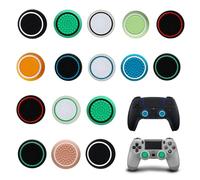 RHQFDM Lot de 24 capuchons de manette PS5, compatibles avec PS5, PS4, Xbox One, Xbox 360, Switch Pro, Series X/S, silicone, multicolore