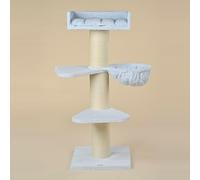 RHRQuality Arbre à Chat pour Grands Chats - Royalty Plus - 158 cm de Haut - avec poteaux en sisal Extra épais de 20 cm - Bleu