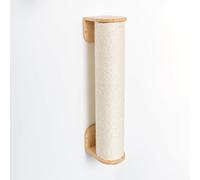 RHRQuality Tronc griffoir mural pour chat - Tronc en sisal XXL crème (jusqu'à 20 kg) - Fixation murale 15 cm Ø 73 cm pour grands chats