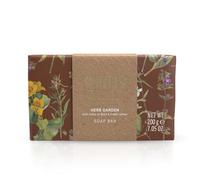 RHS Barre de savon de jardin aux herbes aromatiques de serre aux notes de citron, basilic et patchouli, nettoie en douceur et laisse la peau douce et légèrement parfumée - 200 g