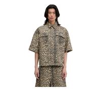 Rhude - Chemise Boxy Léopard - Homme - Chemises - Multicolore - Taille: L