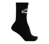 Rhude - Logo Socks - Homme - Sous-vêtements - Noir - Taille: ONE Size