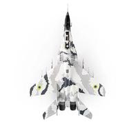RHUIMEI for Avion en Alliage 1/72 De L'armée De L'air Ukrainienne MIG-29 MIG-29UB Modèle Statique Fini en Métal Ornement De Collection Exquise