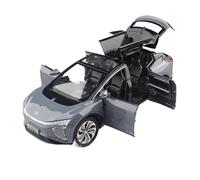 RHUIMEI for Le Modèle De Voiture HiPhi X 1:22, Une Berline Jouet en Alliage De Grande Taille Qui Simule Les Véhicules À Énergie Nouvelle Adaptée À La Collection Et À L'exposition Exquise(Gray)