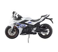 RHUIMEI Modèle De Moto en Alliage Black Knight GSX250R Direction Multifonction Jouet en Métal for Enfants Ornements De Collection 1/12 Exquise(White)