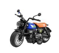 RHUIMEI Modèle De Moto en Alliage Petit Singe Direction Multifonction Jouets en Métal for Enfants Ornements De Collection 1/12 Exquise(Blue)