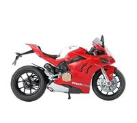 RHUIMEI Modèle De Moto en Alliage V4S Direction Multifonction Jouet en Métal for Enfants Ornements De Collection 1/12 Exquise
