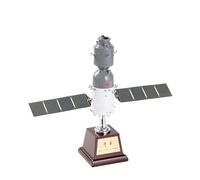 RHUIMEI Modèle Solide De Vaisseau Spatial Shenzhou XII en Métal Artisanat De Modèle Aérospatial for Les Salles D'exposition du Musée des Sciences Et De La Technologie 1/100 Exquise(Gray)