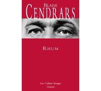Rhum (*) - Blaise Cendrars - Grasset - broché - Roman