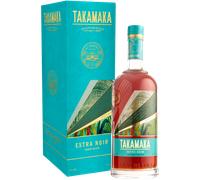 TAKAMAKA - Extra Noir - Rhum de mélasse - 43% Alcool - Origine : Seychelles - Bouteille 70cl