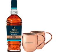 Rhum Trois Rivières - Double Wood + 2 verres offerts