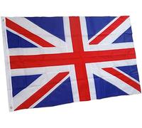 rhungift Drapeau britannique d'extérieur robuste de 0,9 x 1,5 m, nylon Oxford de qualité supérieure 210D, drapeaux Union Jack, double couture de verrouillage, drapeaux du Royaume-Uni pour cadeaux