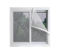 RHVOVNVOM Moustiquaire for fenêtre Plein Cadre, 1 pièce, chiffrée, Facile à Installer, Amovible et Lavable, adaptée aux familles(Ivory,W100cm x H200cm)