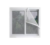 RHVOVNVOM Moustiquaire for fenêtre Plein Cadre, 1 pièce, chiffrée, Facile à Installer, Amovible et Lavable, adaptée aux familles(Gray,W120cm x H220cm)