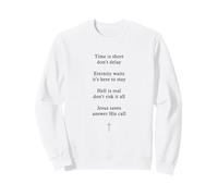 Rhyming Evangelistic Gospel Message - Christian Faith Poem Sweatshirt