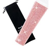 RhymKawa Housse de protection brillante pour microphones vocaux Shuer Wired SM58, Beta 58A, PGA58 Doré rose (microphone non inclus)
