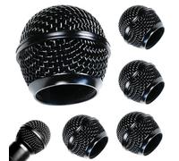 RhymKawa SM58 Lot de 4 grilles de rechange noires compatibles avec SM58 SM58LC Beta58 Beta 58a Beta58A SA-M30 SV100 RK143G