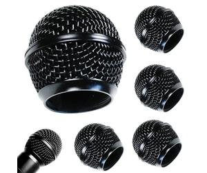 RhymKawa SM58 Lot de 4 grilles de rechange noires compatibles avec SM58 SM58LC Beta58 Beta 58a Beta58A SA-M30 SV100 RK143G