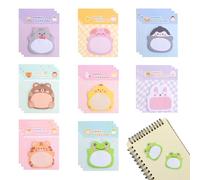 Rhys 480 Pcs Feuilles Feuilles Notes Adhésives en Forme Animaux, Mini Notes Autocollantes, Colorées Blocs de Notes Adhésives, pour Les Etudes, La Maison, Le Bureau, ou Les Cadeaux
