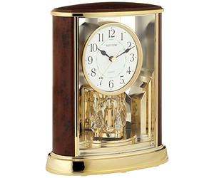 RHYTHM 7724-20 Horloge analogique Doré/Marron, doré/Marron, Classique