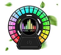 Rhythm LED Lampe d'aromathérapie pour voiture - 6 x 6,3 x 2,3 cm - Rechargeable par USB - Parfait pour l'intérieur du véhicule, la décoration de parfum, l'éclairage ambiant, la relaxation de voyage