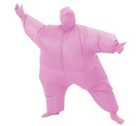 RHYTHMARTS Costume de chevalier gonflable rose pour adulte