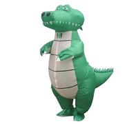 RHYTHMARTS Déguisement de Crocodile Gonflable Costume Gonflable Crocodile Costumes d'Halloween Carnaval Noël